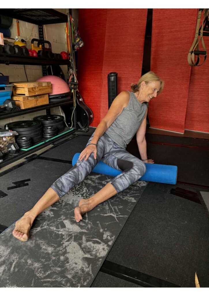 Foam roll for pain relief